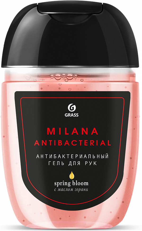 Гигиенический гель для рук с маслом герани | Milana | Grass