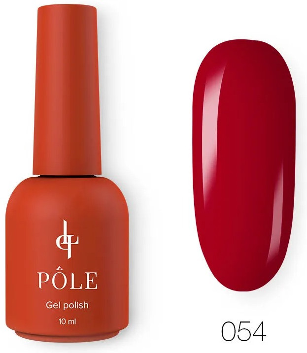 Гель-лак для ногтей «Роскошь», оттенок 054 Алый бархат | Pole