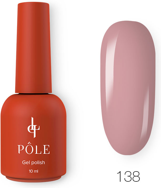 Гель-лак для ногтей «Роскошь», оттенок 138 Французский поцелуй | Pole