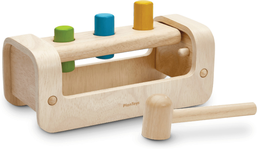 Игрушка развивающая «Забивалка» | Plan Toys