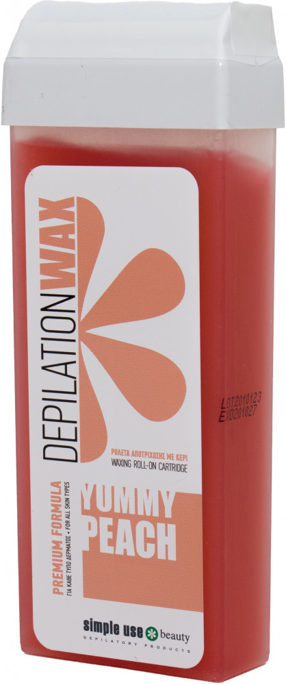 Воск для депиляции в картридже «Персик» | Simple Use Beauty