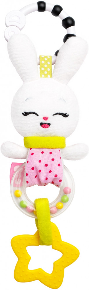 Игрушка-подвеска погремушка «Зайка Банни» | Мякиши