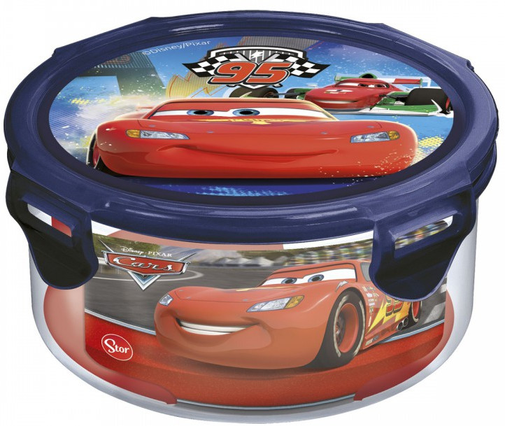 Контейнер для еды с крышкой «Грани гонок» | Тачки | Stor