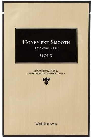 Маска для лица питательная с золотом и медом | WellDerma