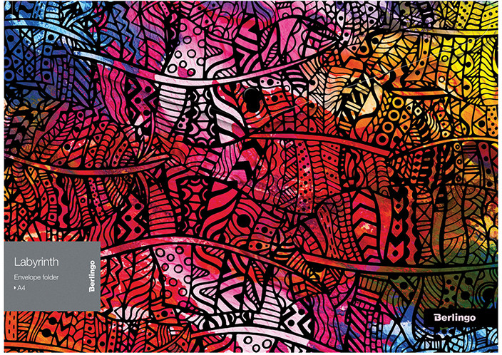 Папка-конверт на кнопке | Labyrinth | Berlingo