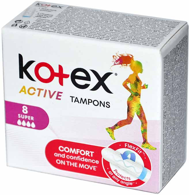 Тампоны «Active Super» | Active | Kotex