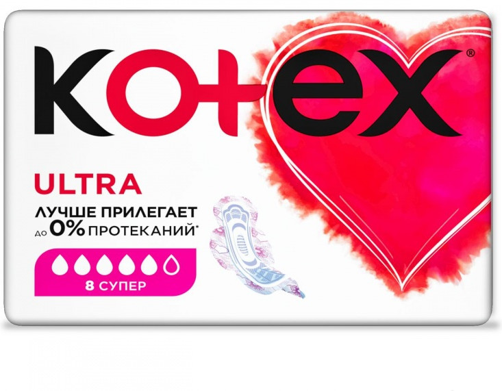Прокладки женские «Ultra Super» | Kotex