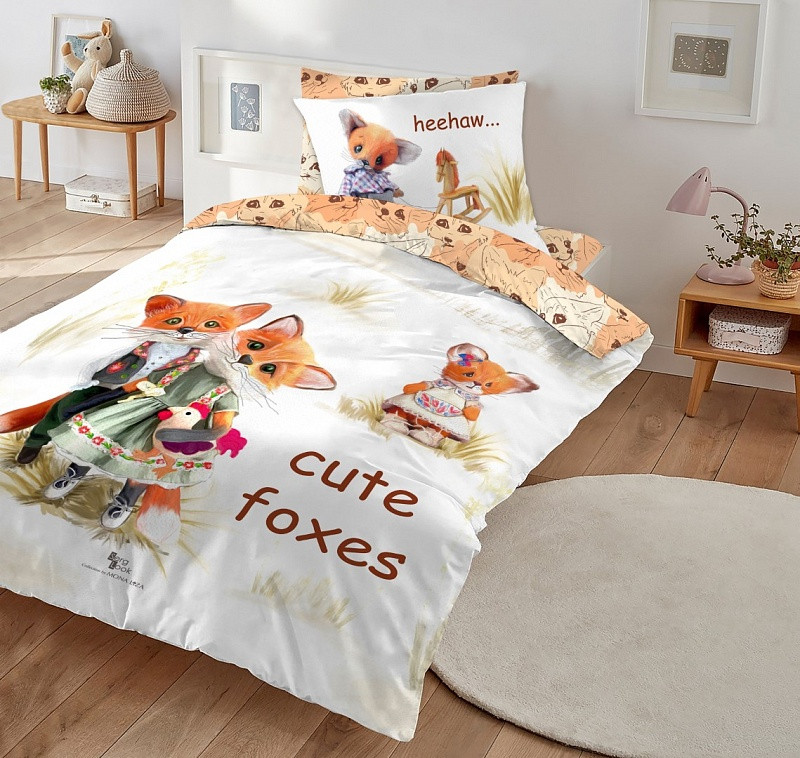 Комплект постельного белья «Лисички» | I cute | Mona Liza