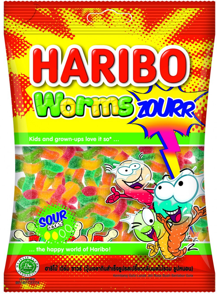 Мармелад жевательный «Червячки с кислинкой» | Haribo