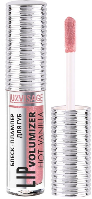 Блеск-плампер для губ «Hot Vanilla», тон 303 Baby Pink | LuxVisage