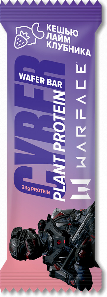 Вафли протеиновые со вкусом кешью, лайма и клубники | Bite