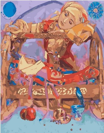 Картина по номерам «Казахская колыбельная» | Paintboy
