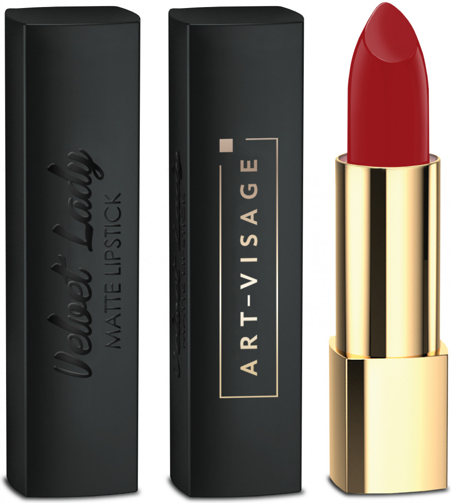 Помада для губ матовая «Velvet lady», тон 808 Адель | Art-Visage