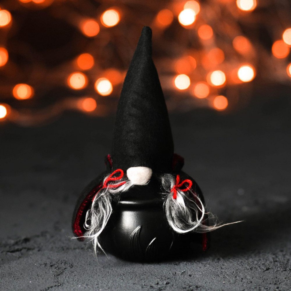 Игрушка мягкая «Гномик Арчи в котле» | Halloween — Хеллоуин