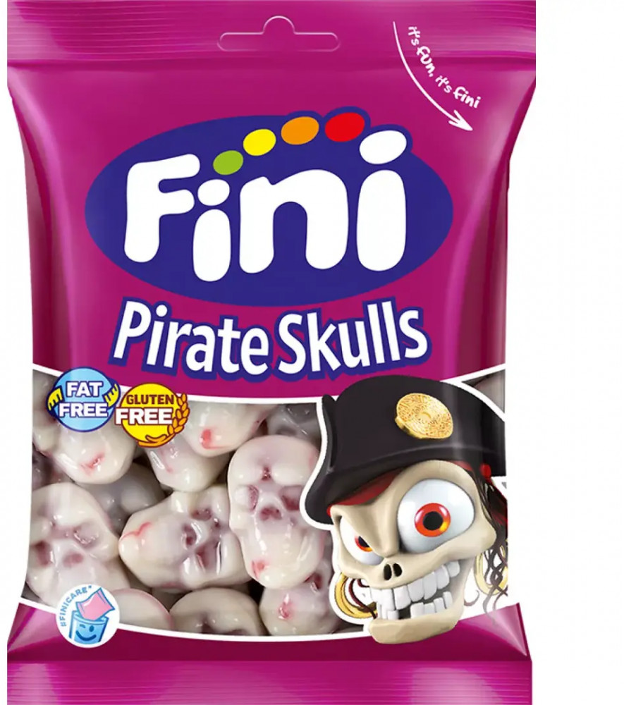 Мармелад со вкусом клубники Pirate Skulls «Пираты» | Fini