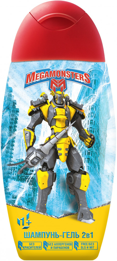 Шампунь-гель детский «2 в 1» | Мегамонстры
