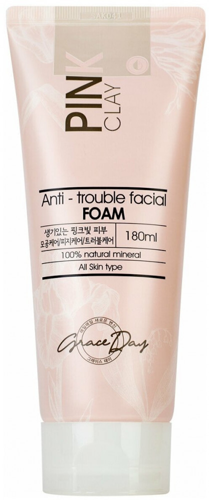 Пенка для умывания с розовой глиной | Grace Day