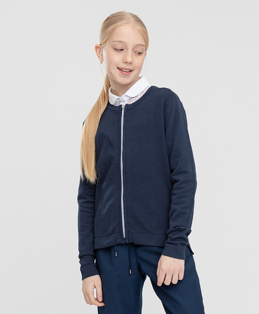 Кардиган для девочек | Школьная форма | Button Blue