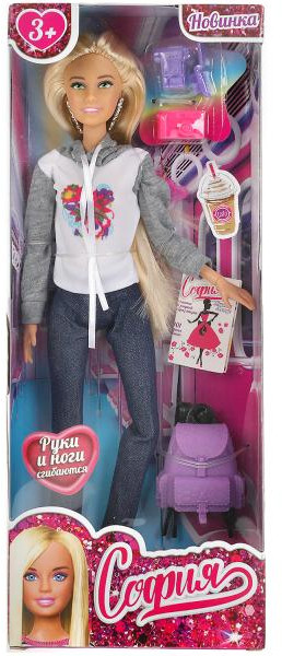 Кукла «София с рюкзаком» | Карапуз