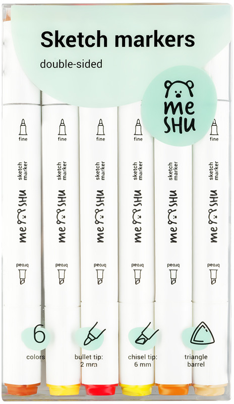 Набор маркеров для скетчинга | Meshu
