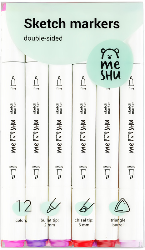 Набор маркеров для скетчинга | Meshu