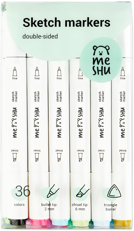 Набор маркеров для скетчинга | Meshu