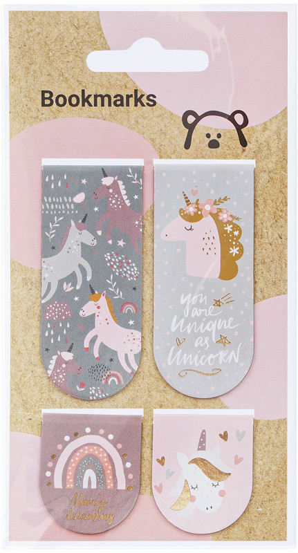 Набор магнитных закладок «Unicorns» | Meshu