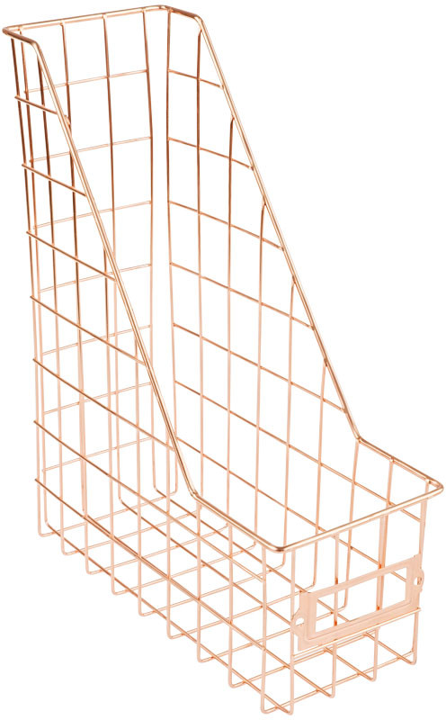 Лоток для бумаг вертикальный | Rose Gold | Meshu