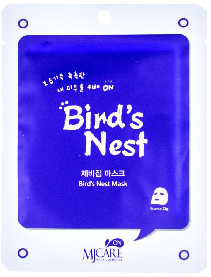 Маска для лица тканевая с экстрактом ласточкиного гнезда | Care On | Mijin