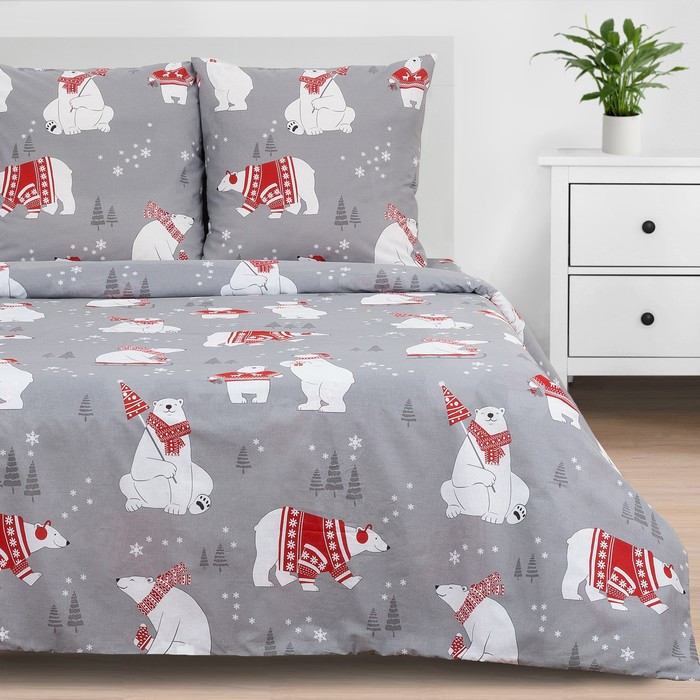 Комплект постельного белья «Зимние игры» | Зимние забавы | Этель