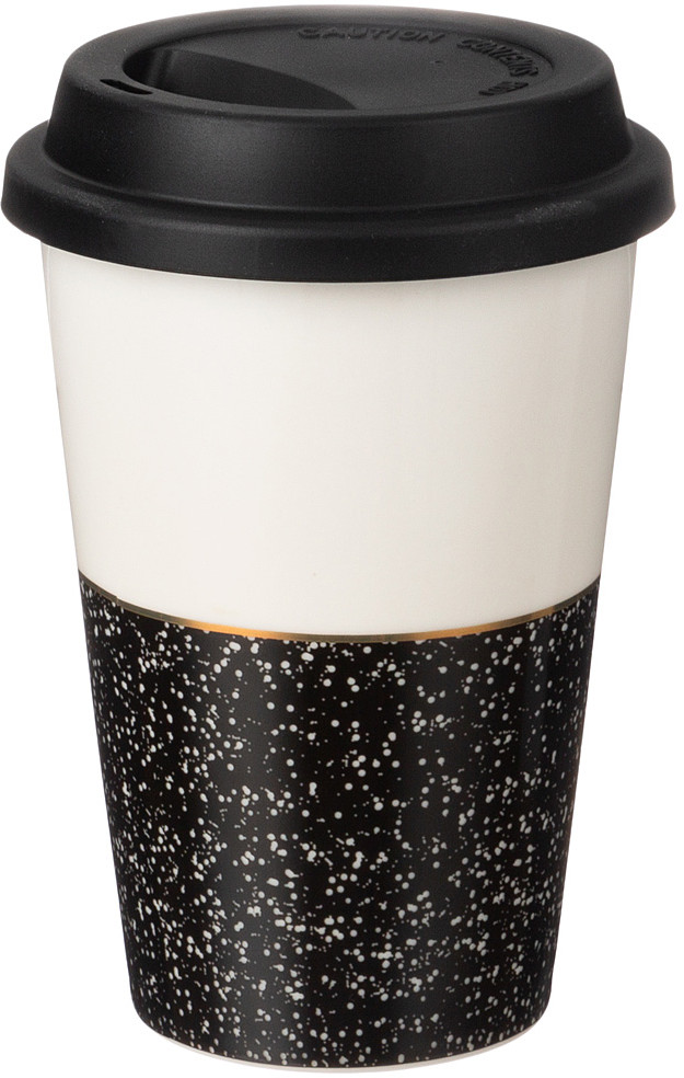 Кружка с силиконовой крышкой | Break Time | Lefard