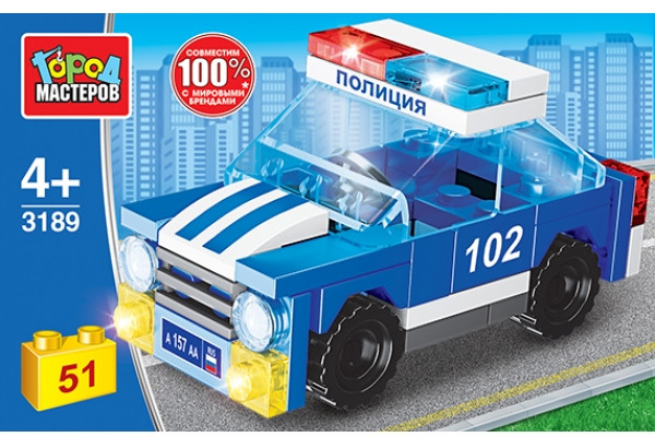 Конструктор «Полицейская машина» | Город мастеров