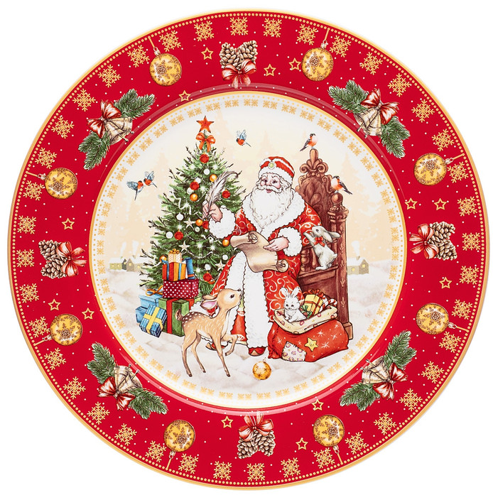 Тарелка «Дед мороз» | Новый год! | Lefard
