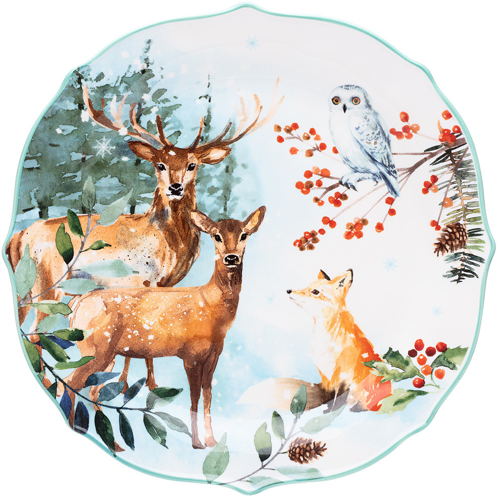 Тарелка обеденная «Лесная сказка» | Лесная сказка | Lefard