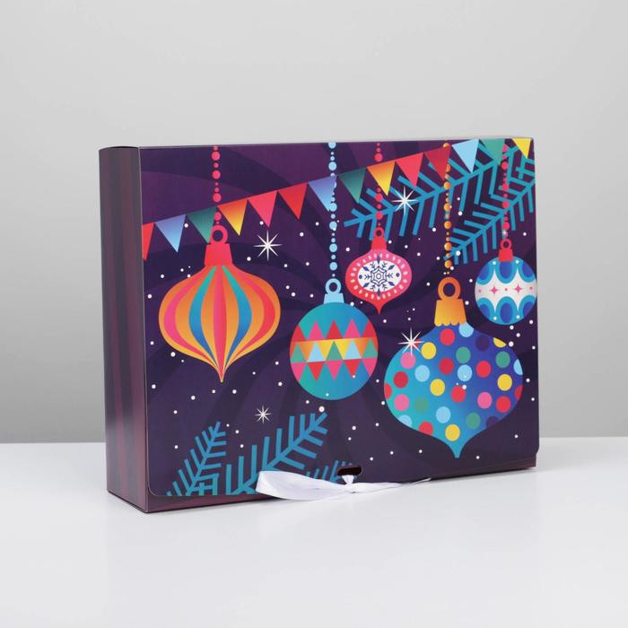 Коробка складная «Сияй в новом году» | Новый год | Дарите Счастье