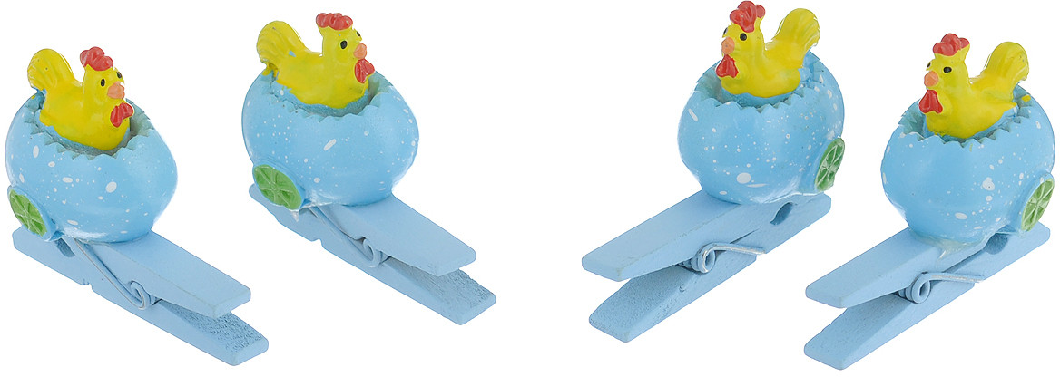 Набор декоративных прищепок «Петушки» | Феникс Презент