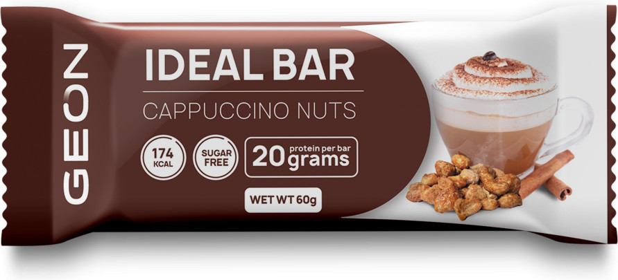Батончик протеиновый «Кофейный со сливками и нотками бразильского ореха» | Idealbar | Geon
