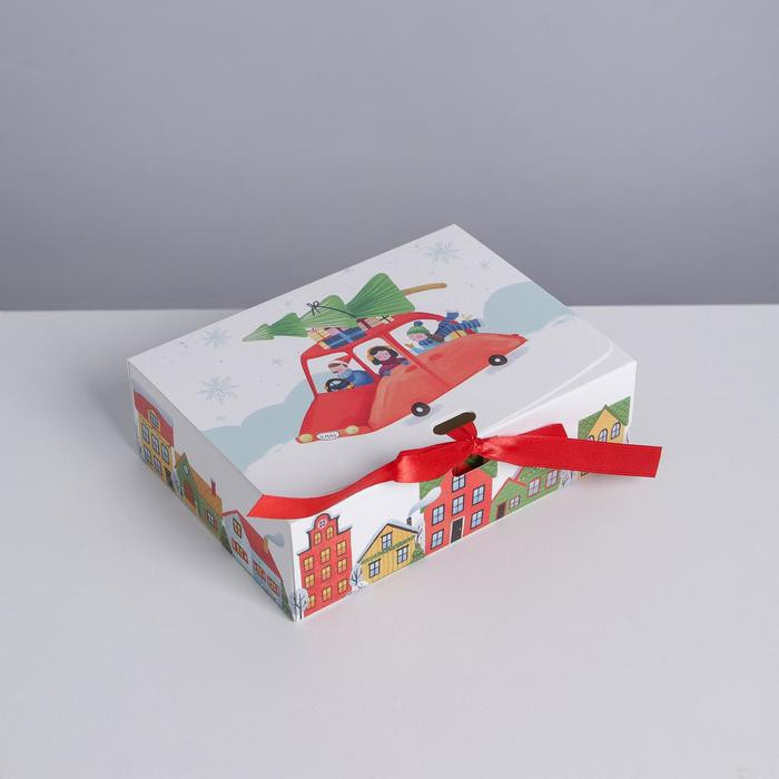 Коробка складная «Новогодние истории» | Новый год | Дарите Счастье