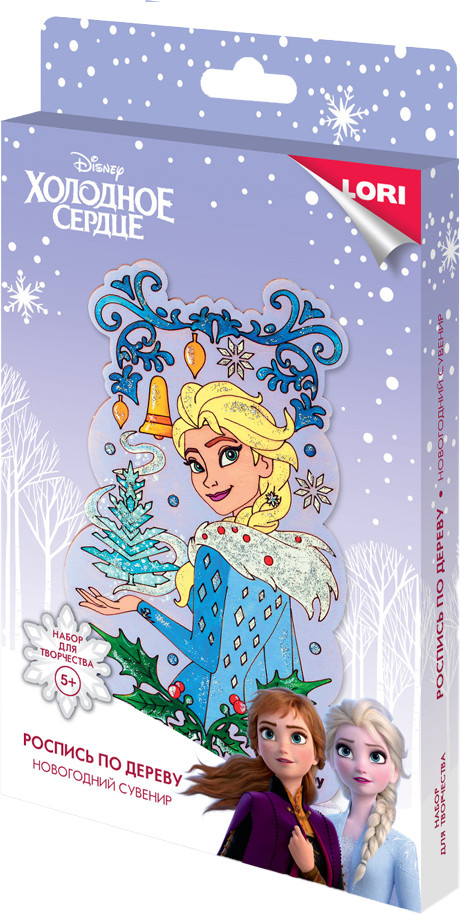 Набор для росписи по дереву «Эльза» | Холодное сердце | Lori