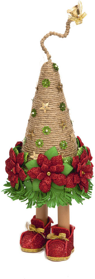 Набор для творчества «Елочка на ножках» | Новогодние украшения | Волшебная мастерская