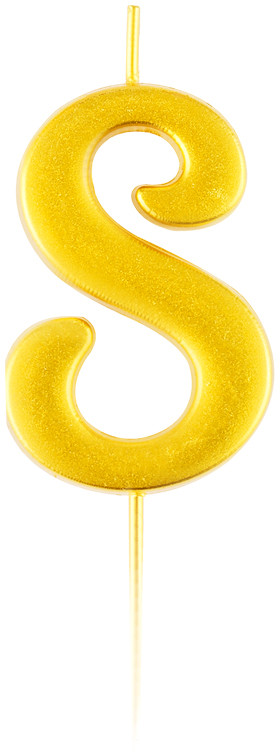 Свеча для торта «Цифра 8» | Meshu