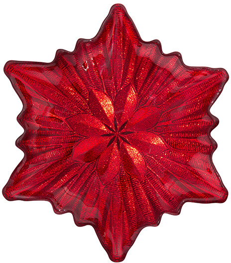 Блюдо «Красная звезда» | Vitramore | Elan Gallery