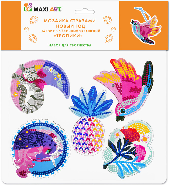 Мозаика стразами «Тропики» | Maxi Art
