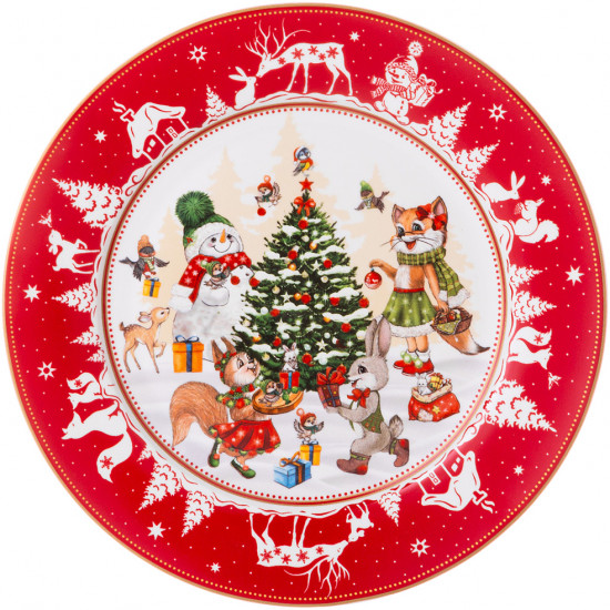 Тарелка закусочная «Ёлка»