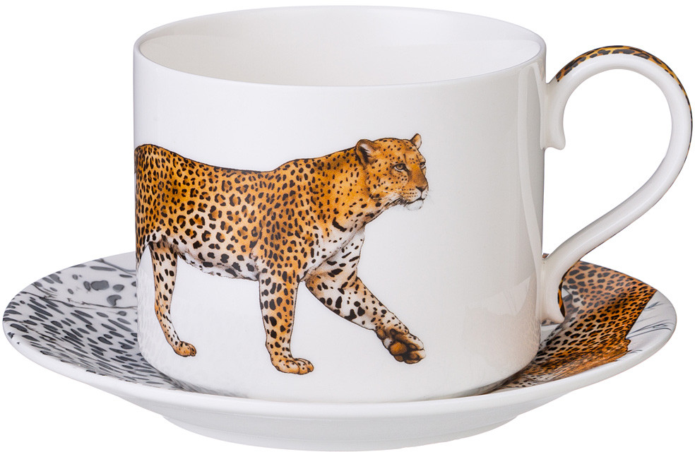 Чайная пара «Леопард» | Animal World | Lefard
