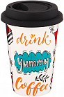 Кружка с крышкой «Coffemania»