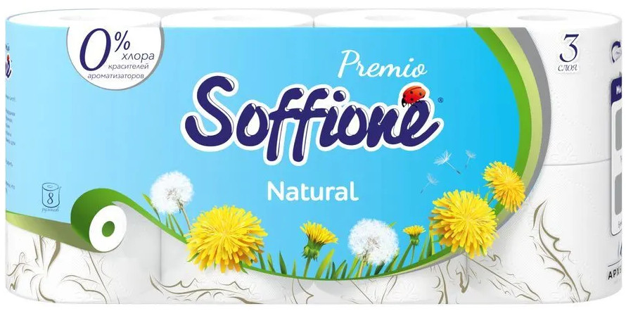 Туалетная бумага | Premio | Soffione
