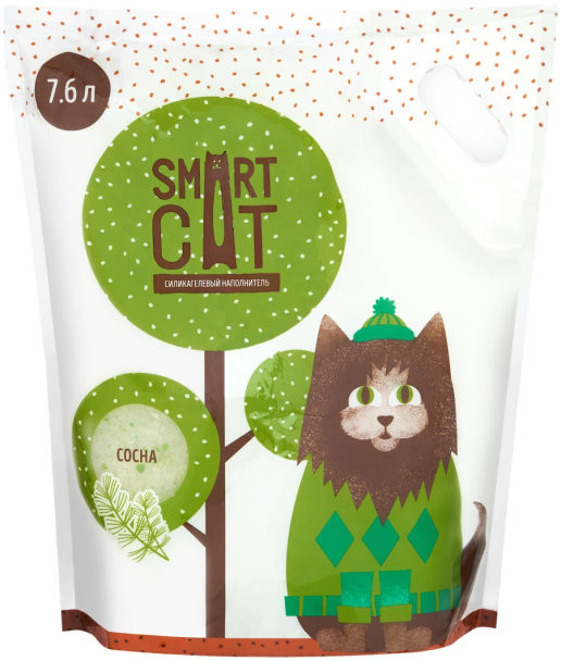 Наполнитель для кошачьего туалета с ароматом сосны | Smart Cat