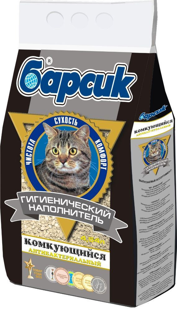 Наполнитель для кошачьего туалета комкующийся | Барсик