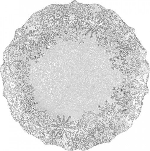 Блюдо «Снежный танец» | Vitramore | Elan Gallery